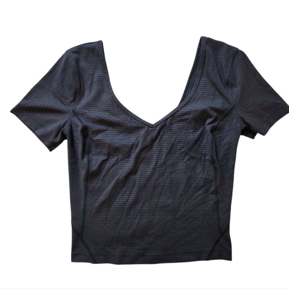 Lululemon Athletica Black V-Neck Women's Align Top 4